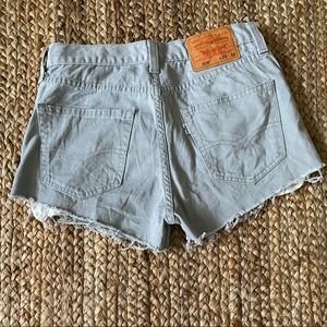 Levi 508 cut off shorts